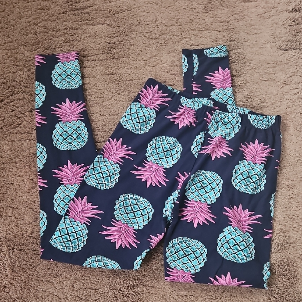 Pineapple Print Leggings